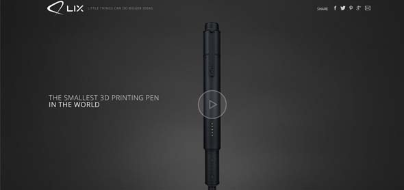 LIX - The smallest 3D printing pen in the world
