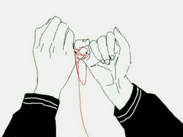 求一张动漫情头,是两只手绕着一根红线的!急急急蟹蟹蟹蟹!