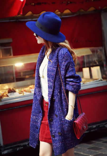 针织衫外套开衫女装短款怎样搭配?