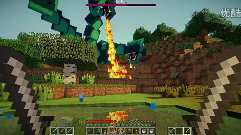 minecraft★ 我的世界  刺客信条 双持mod)速杀九头龙