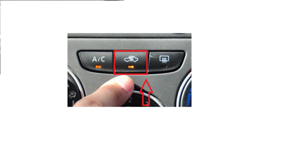 图片红色方格的按键,代表什么, 是不是 内外循环的按键,点亮是内循环