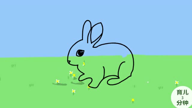 跳起来的兔子怎么画图片