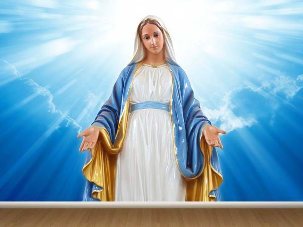 有没有基督教堂的耶稣和圣母玛利亚的大图像啊?