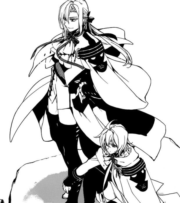 求终结的炽天使黑白图