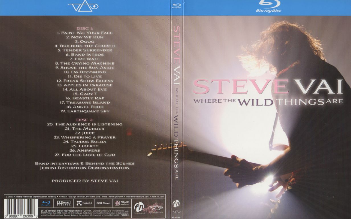 [图]史蒂夫·范 Steve Vai - Where The Wild Things Are 2009