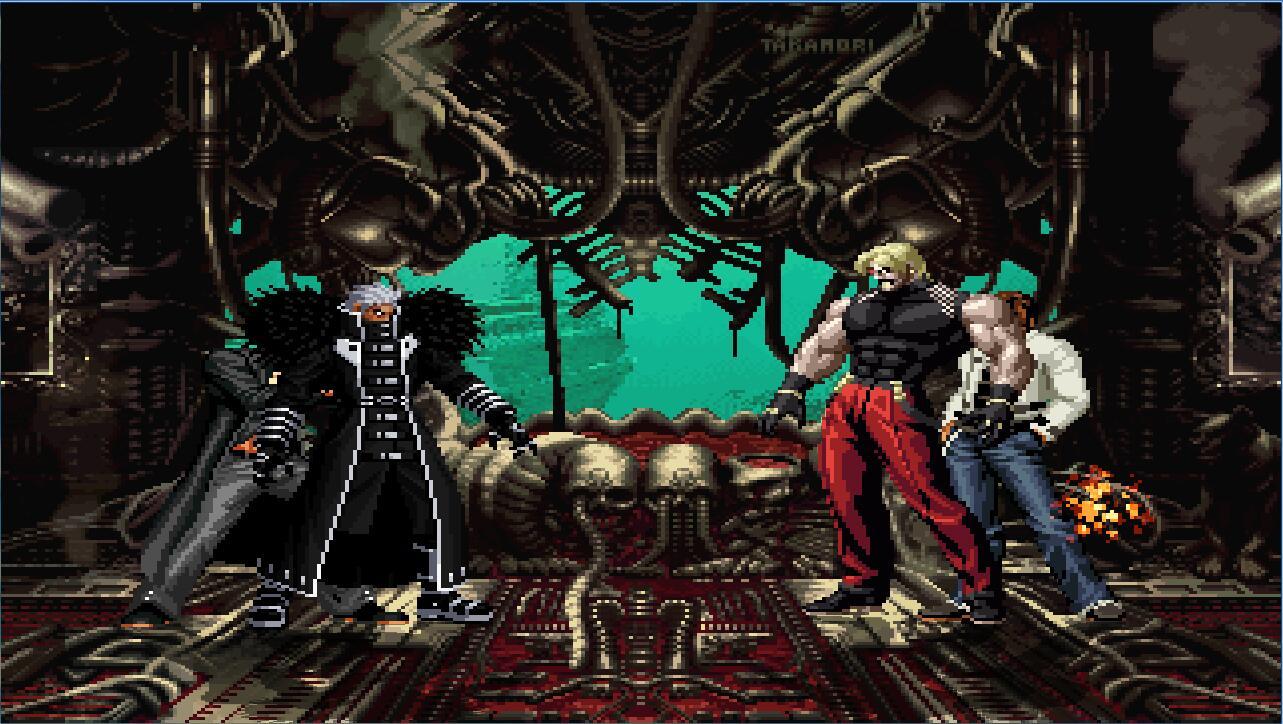 mugen 拳皇2v2:古利查力度与八神 vs 卢卡尔与草稚京