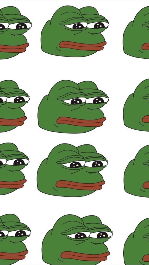 求 悲伤的绿青蛙表情包
