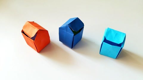 折纸王子折纸垃圾桶