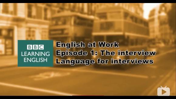 [图]职场英语-看动画练口语1-the interview language for interviews