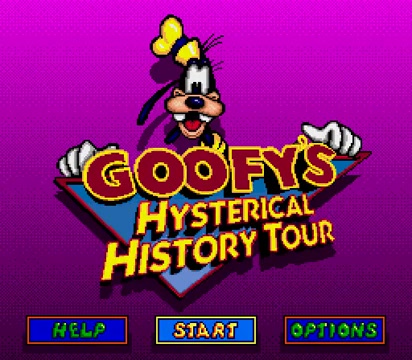 [图]【MD游戏回顾301】高飞狗的惊异之旅 通关视频 Goofy's Hysterical History Tour