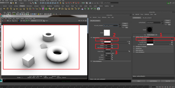 2011maya怎么渲染occ