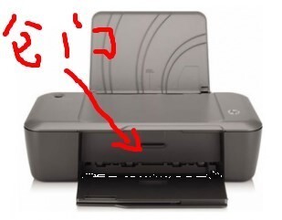 打印机802墨盒舱门在哪里?