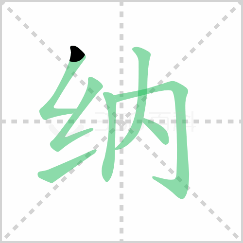 纳的解释|读音|部首|组词