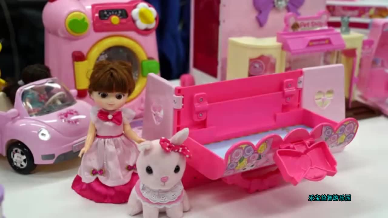 布娃娃玩具 女孩子过家家玩具视频