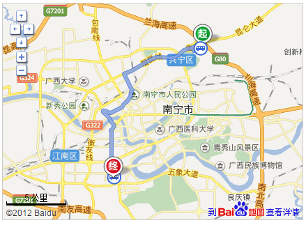 惠州到南宁江南汽车站有大巴吗