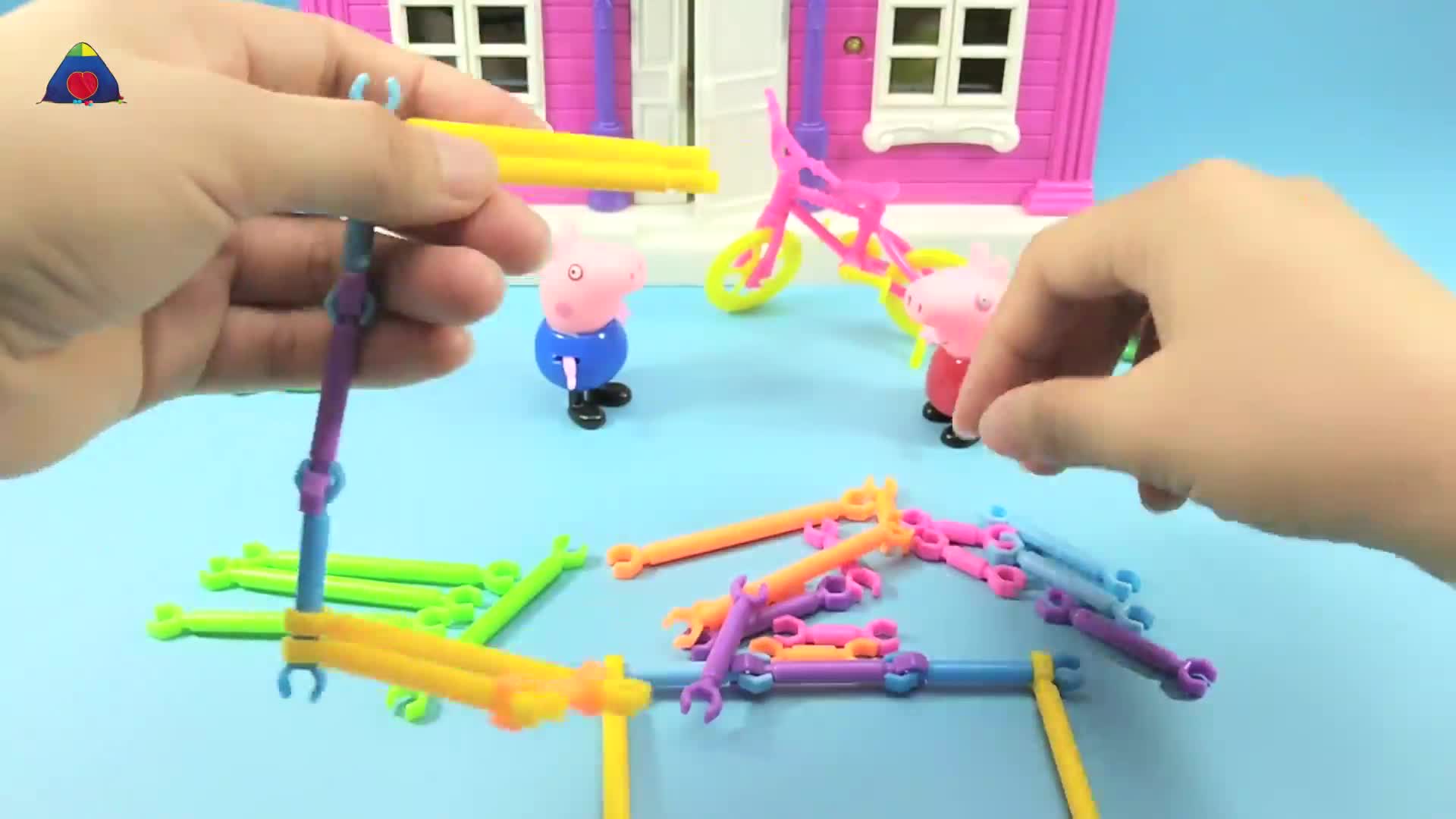 佩琪玩秋千, 聪明棒课堂,亲子早教益智 儿童玩具-灵犀益智情景剧-灵犀