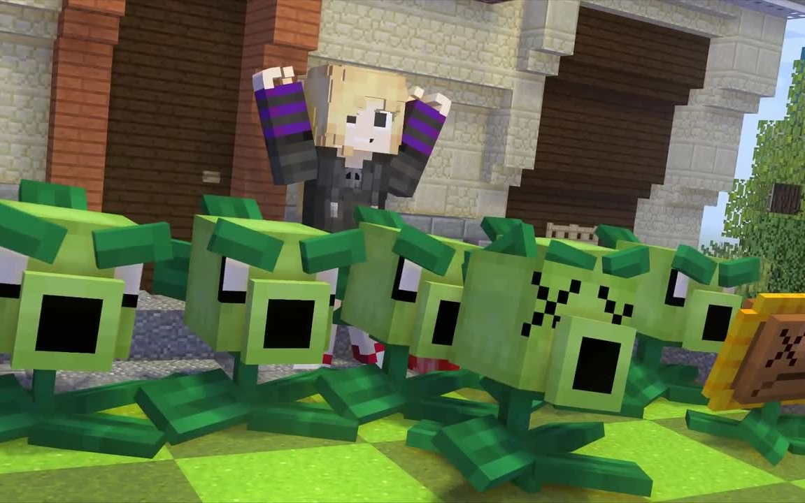 【batman4014】 我的世界动漫 植物大战僵尸!