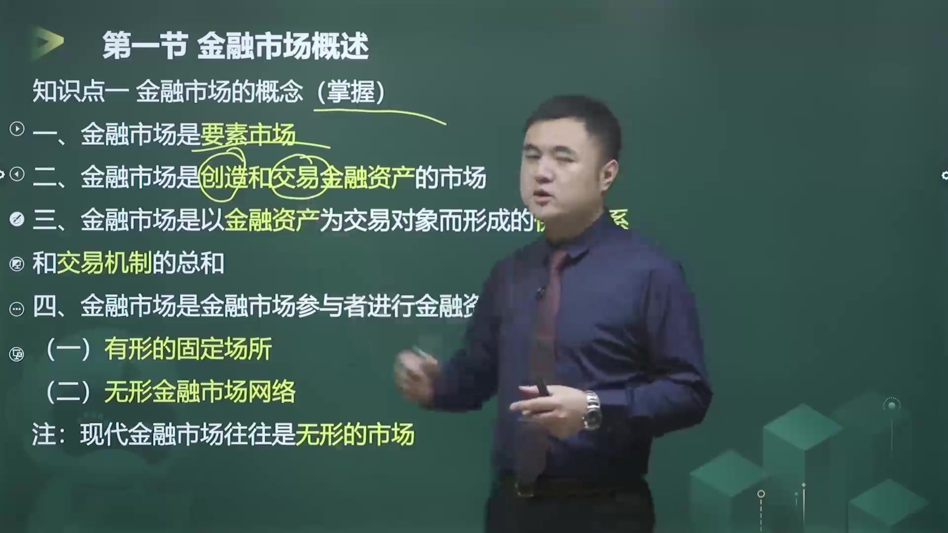 [图]2022证券从业资格证考试最新版 金融市场基础知识 老师精讲完整版