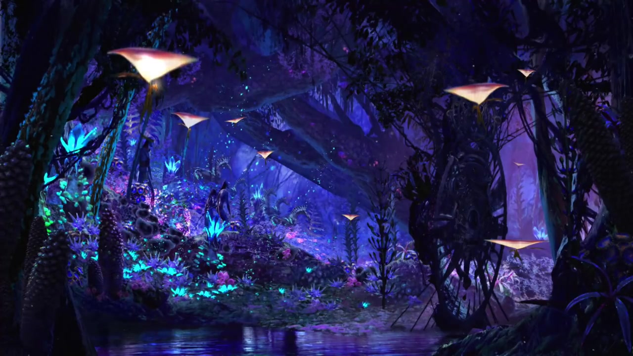 [图]Ambient Worlds丨阿凡达白噪音 入夜的潘多拉 Pandora at Night丨Avatar | Relaxing Ambience