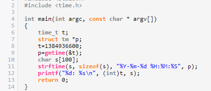 如何用c++将一个时间点转换成时间戳