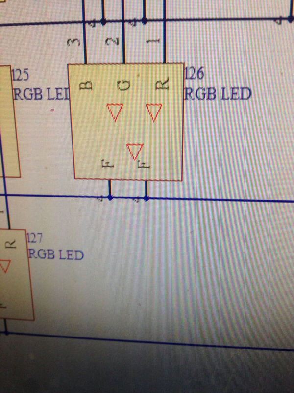 像这种三原色的led灯的pcb封装是什么?