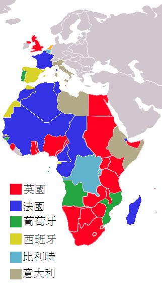 西方国家对非洲殖民时,是欧洲国家分别殖民非洲哪些国家?