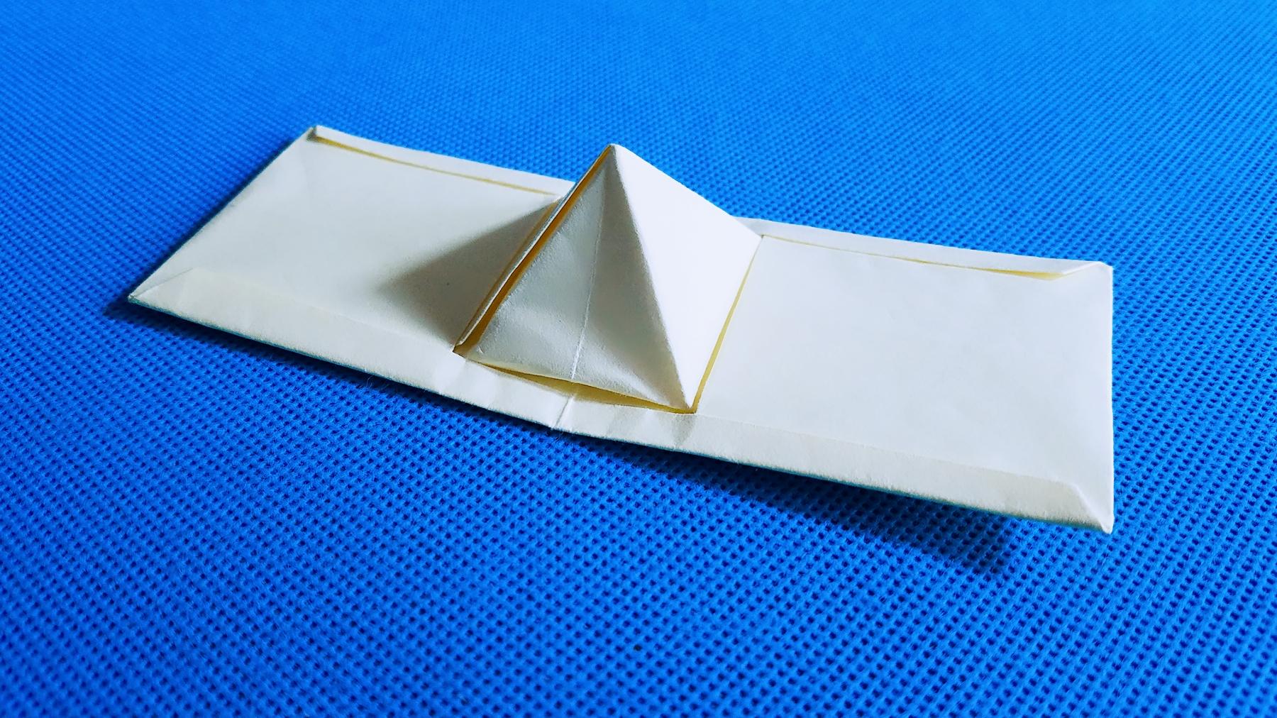 折纸王子教你可折叠的金字塔, 折纸大全好玩,留着教孩子