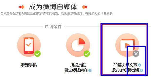 新浪微博自媒体认证,已经发了20条视频微博,为