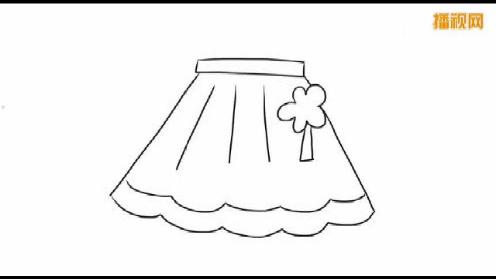 小裙子怎么画 简单图片