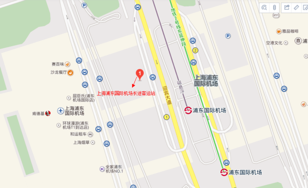 上海浦东机场到最近的火车站是哪个?还有最近的长途汽车站?
