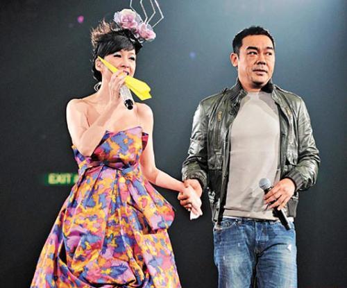 刘青云在周慧敏演唱会说的什么