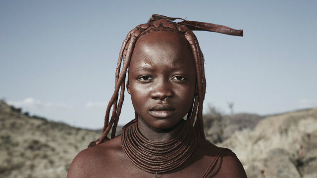非洲部落女孩儿 真实图片