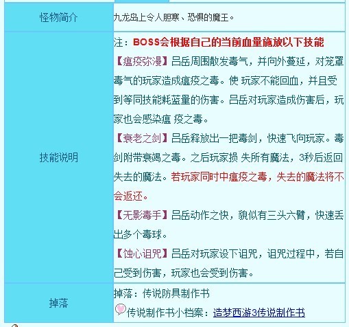 造梦西游3吕岳有多少