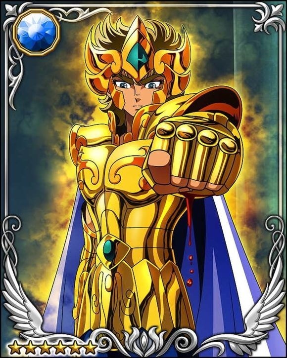 谁有圣斗士艾欧里亚上身微侧的图片,就是他在森林里第一次看见星矢穿