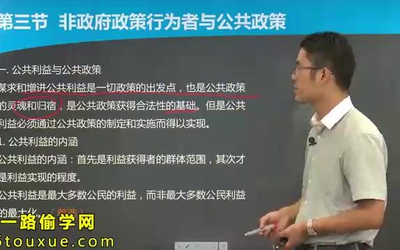 [图]自考公共政策00318辅导视频课程 自学考试公共政策教学视频课程