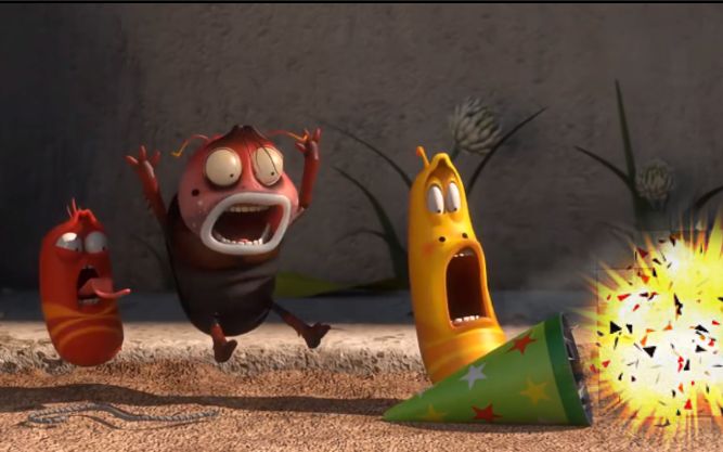 【爆笑虫子四川话】过年瓜虫子抢火炮儿!笑得清鼻子都不晓得醒