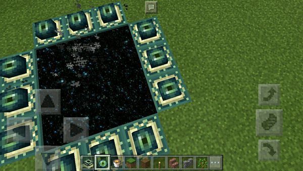 我的世界末地传送门怎么做手机版1.1