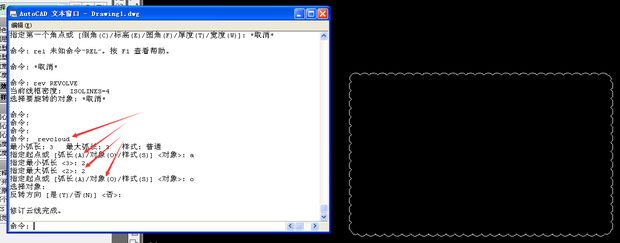 cad中这种云线怎么画