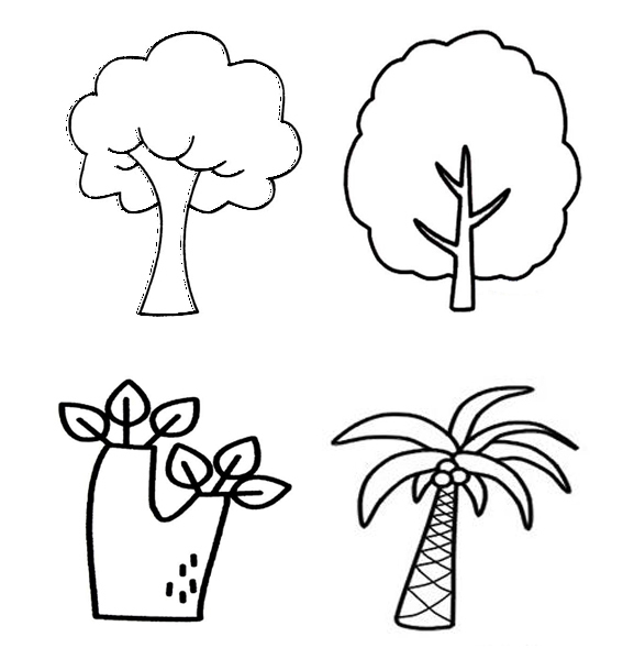 树画法简化图片