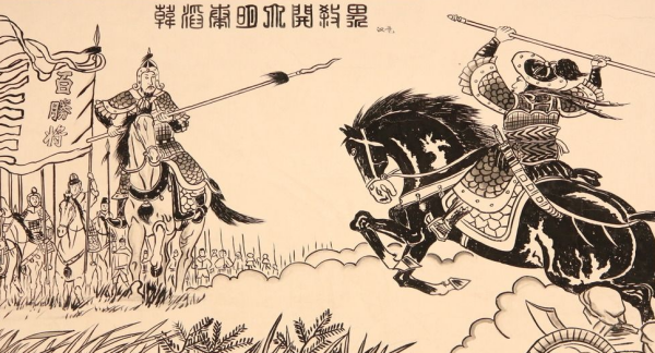 《水浒传》中梁山泊双献头讲是什么的故事?