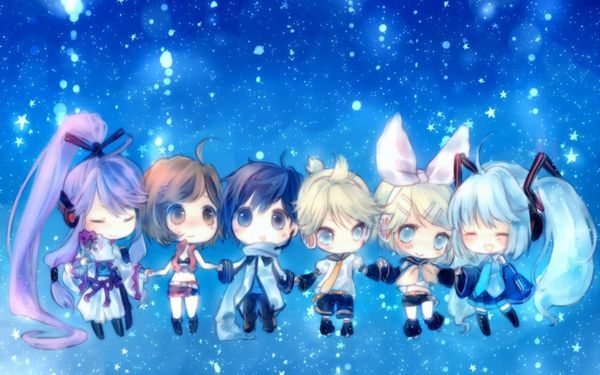 求原图!虚拟歌姬的合照