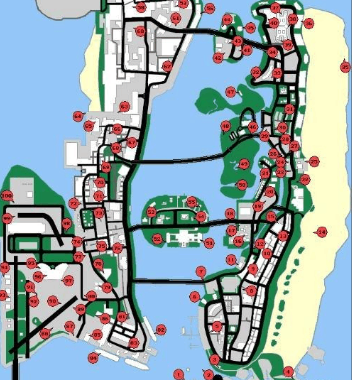 侠盗飞车罪恶都市100隐藏包裹在那里图片