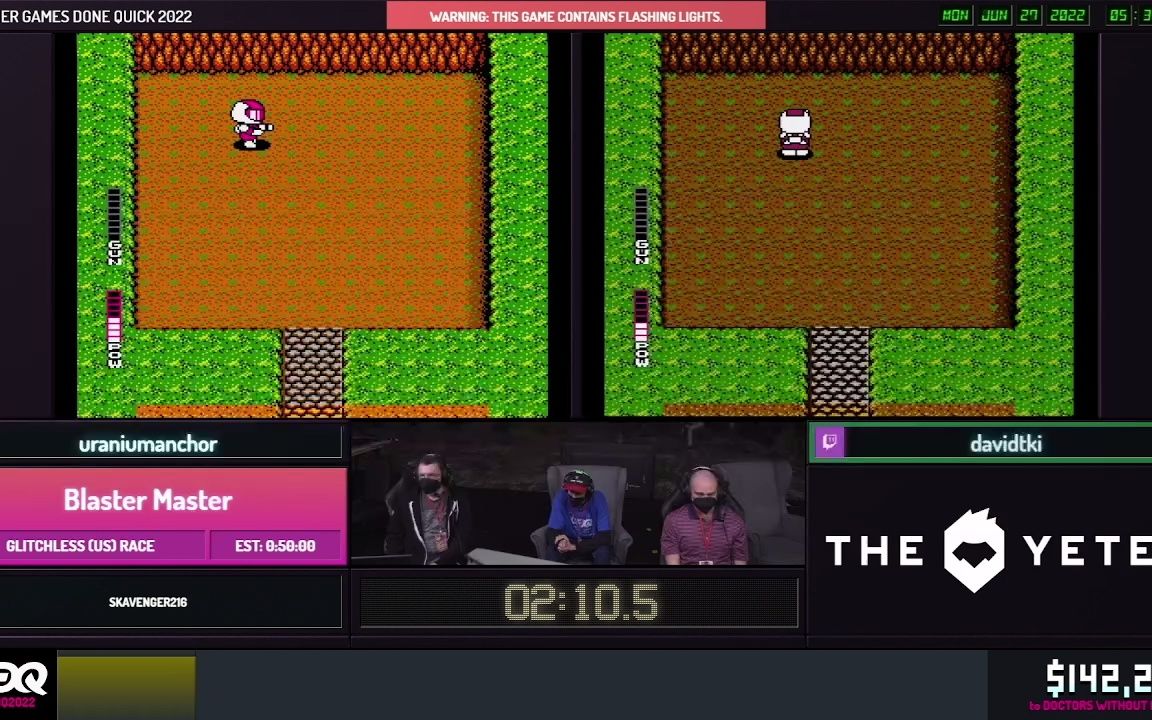 [图]【SGDQ2022】NES超惑星战记/Blaster Master速通表演