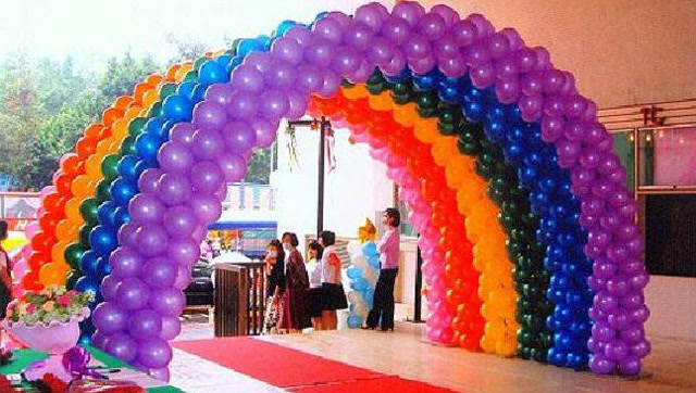 迎宾礼仪 气球拱门造型教程
