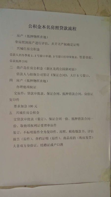 公积金按揭(期房)贷款和公积金(全额)贷款分别