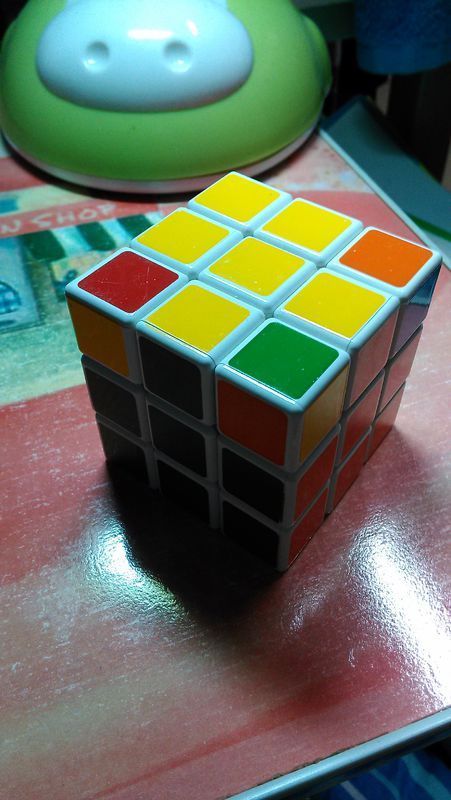 魔方 求最后一步顶层角块复原公式 ? (角块位置