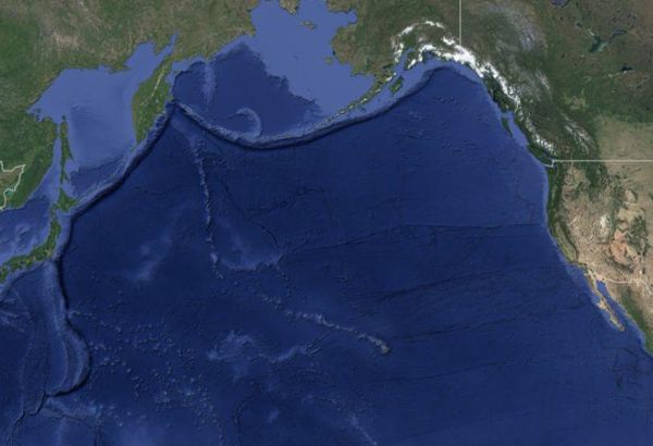 google卫星地图海洋上的线是什么