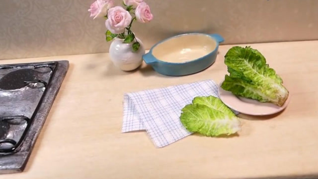 diy创意手工粘土软陶制作微型生菜教程,好可爱