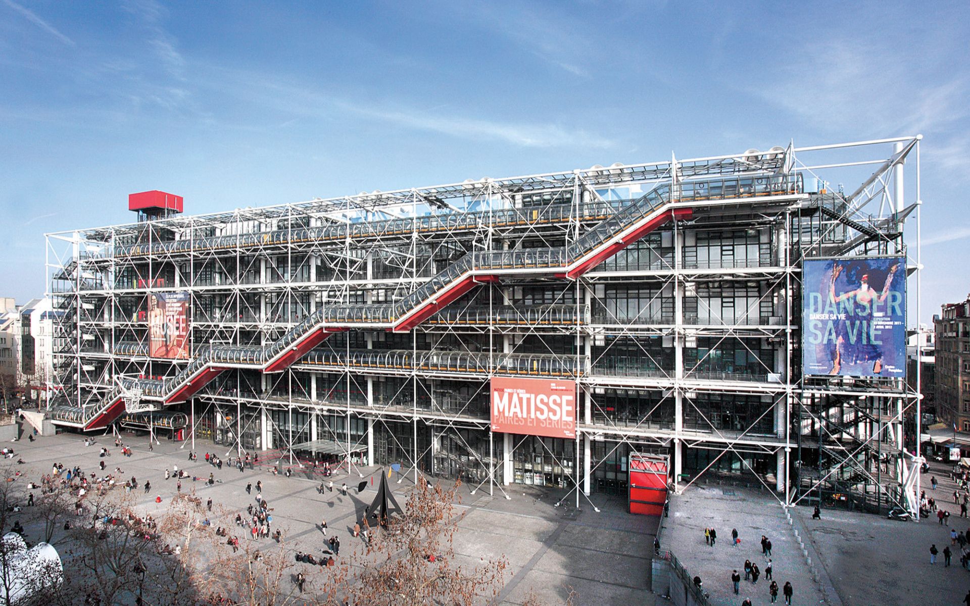 [图]蓬皮杜中心分解动画 The Centre Pompidou