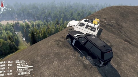 旋转轮胎:3部彪悍 越野车比拼爬1000米高山,只有一部没爬上